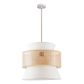 Lustra ar auklu GRENADA 1xE27/20W/230V d. 40 cm bēša