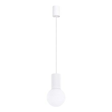 Lustra ar auklu HALO 1xG9/8W/230V d. 12 cm balta