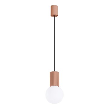 Lustra ar auklu HALO 1xG9/8W/230V d. 12 cm brūna