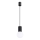 Lustra ar auklu HALO 1xG9/8W/230V d. 12 cm melna