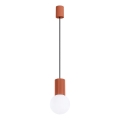Lustra ar auklu HALO 1xG9/8W/230V d. 12 cm oranža