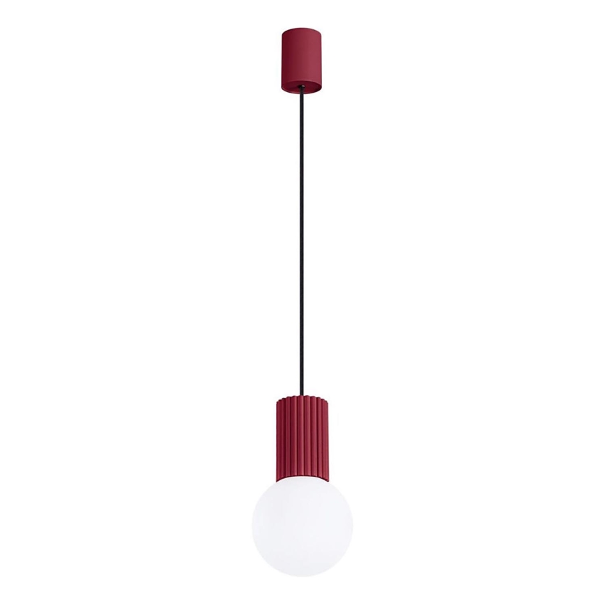 Lustra ar auklu HALO 1xG9/8W/230V d. 12 cm sarkana