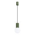 Lustra ar auklu HALO 1xG9/8W/230V d. 12 cm zaļa