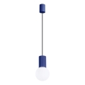 Lustra ar auklu HALO 1xG9/8W/230V d. 12 cm zila