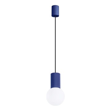 Lustra ar auklu HALO 1xG9/8W/230V d. 12 cm zila