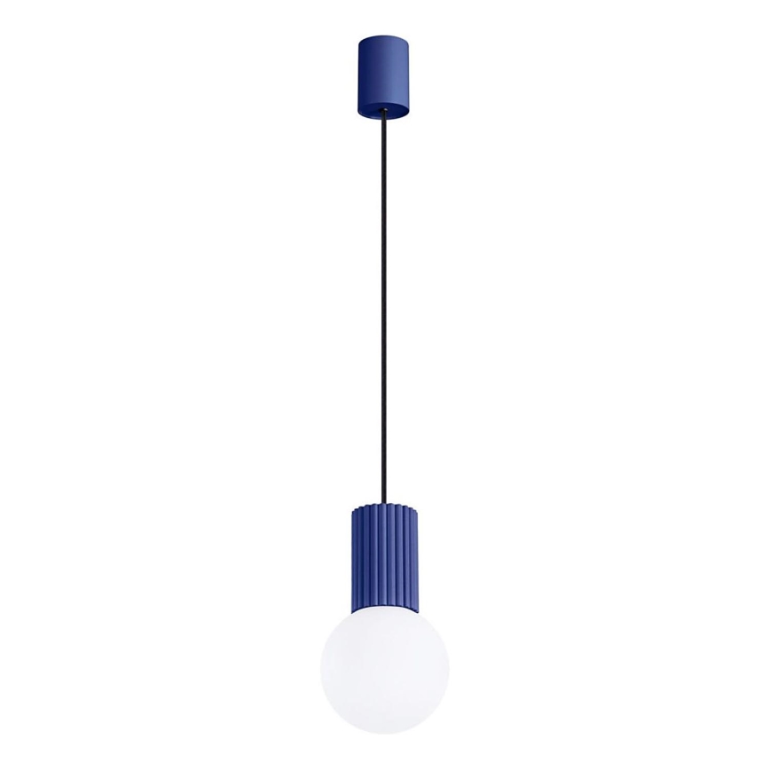 Lustra ar auklu HALO 1xG9/8W/230V d. 12 cm zila