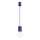Lustra ar auklu HALO 1xG9/8W/230V d. 12 cm zila