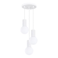 Lustra ar auklu HALO 3xG9/8W/230V d. 25 cm balta