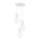 Lustra ar auklu HALO 3xG9/8W/230V d. 25 cm balta
