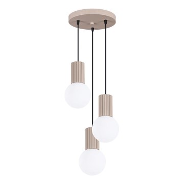 Lustra ar auklu HALO 3xG9/8W/230V d. 25 cm bēša