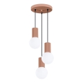 Lustra ar auklu HALO 3xG9/8W/230V d. 25 cm brūna