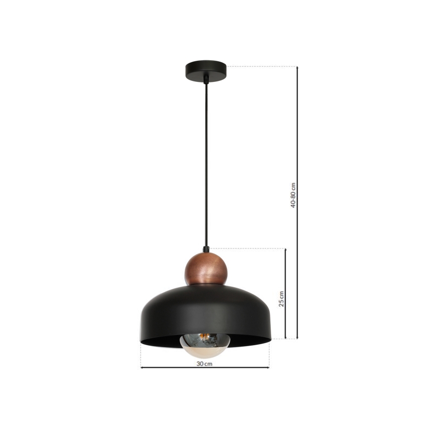 Lustra ar auklu HARALD 1xE27/60W/230V