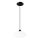 Lustra ar auklu HARMA 1xE27/15W/230V d. 25 cm balta/melna
