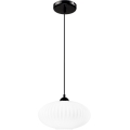 Lustra ar auklu HARMA 1xE27/15W/230V d. 30 cm balta/melna