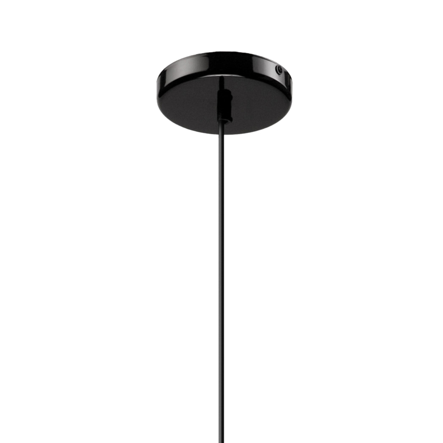Lustra ar auklu HARMA 1xE27/15W/230V d. 30 cm balta/melna