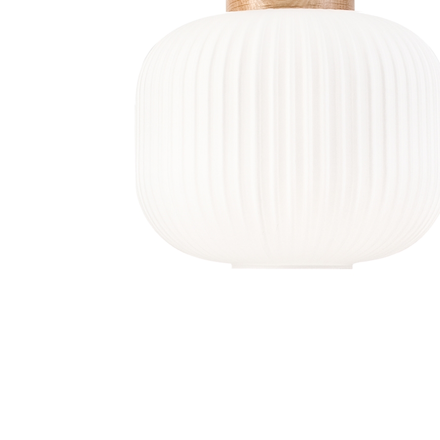 Lustra ar auklu HARMONY 1xE27/15W/230V d. 20 cm balta/ozols