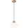 Lustra ar auklu HARMONY 1xE27/15W/230V d. 25 cm balta/ozols