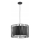 Lustra ar auklu HARMONY BLACK 3xE27/60W/230V