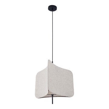 Lustra ar auklu HAVANA 1xE27/20W/230V d. 50 cm bēša