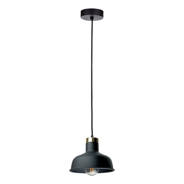 Lustra ar auklu HEBE 1xE27/60W/230V melna