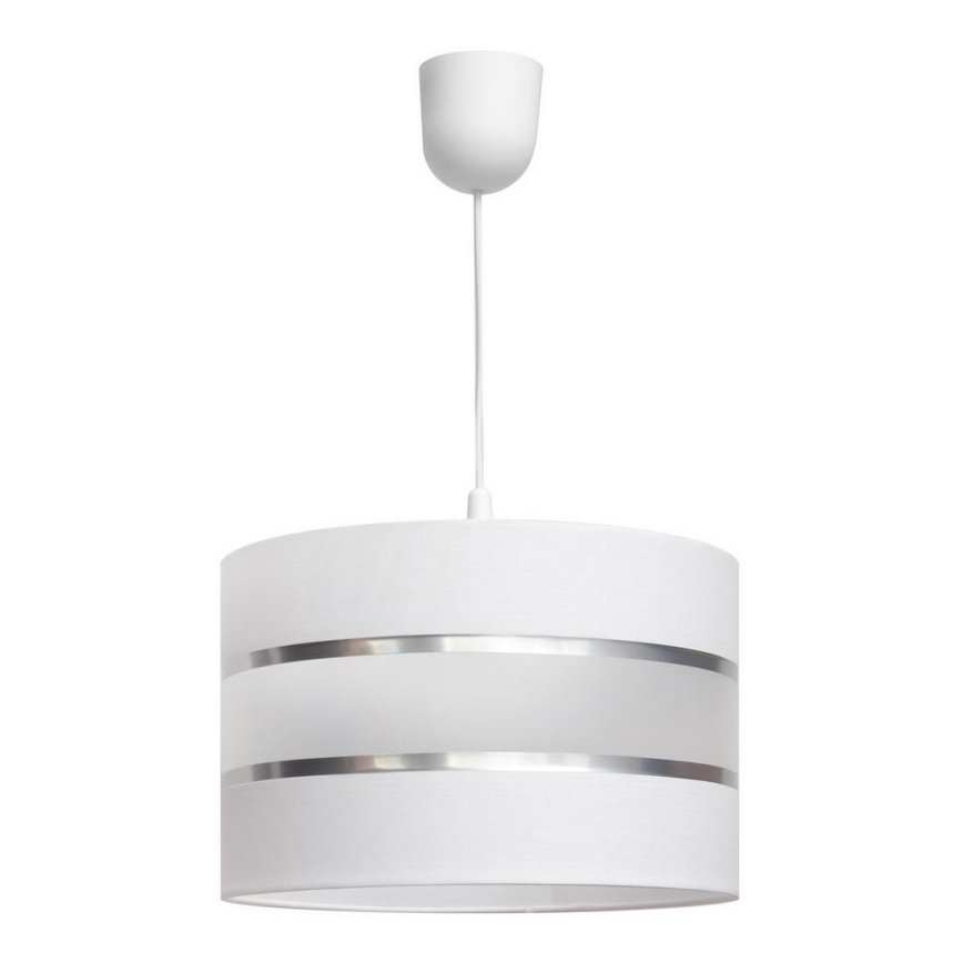 Lustra ar auklu HELEN 1xE27/15W/230V balta