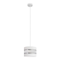 Lustra ar auklu HELEN 1xE27/15W/230V d. 20 cm balta