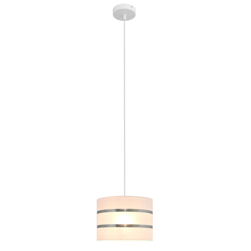 Lustra ar auklu HELEN 1xE27/15W/230V d. 20 cm balta