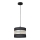Lustra ar auklu HELEN 1xE27/15W/230V d. 20 cm melna/zeltaina