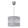 Lustra ar auklu HELEN 1xE27/15W/230V d. 20 cm pelēka/sudraba