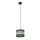 Lustra ar auklu HELEN 1xE27/15W/230V d. 20 cm zaļa/zelta