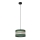 Lustra ar auklu HELEN 1xE27/15W/230V d. 25 cm zaļa/zelta