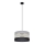 Lustra ar auklu HELEN 1xE27/15W/230V d. 35 cm melna/pelēka/zeltaina
