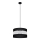 Lustra ar auklu HELEN 1xE27/15W/230V d. 35 cm melna/sudraba