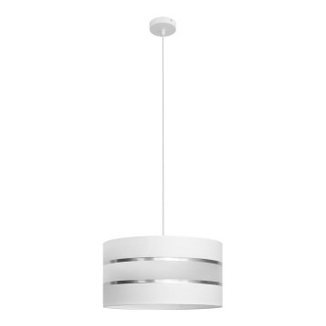 Lustra ar auklu HELEN 1xE27/15W/230V d. 40 cm balta