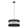 Lustra ar auklu HELEN 1xE27/15W/230V d. 40 cm melna/sudraba