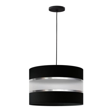 Lustra ar auklu HELEN 1xE27/15W/230V melna