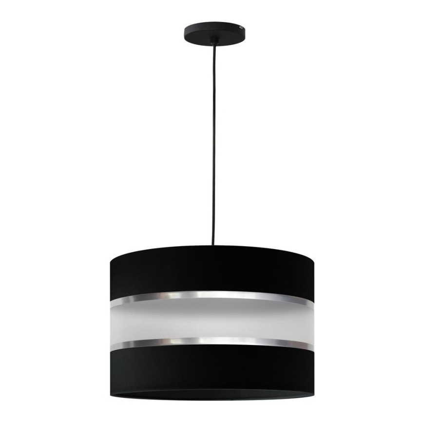 Lustra ar auklu HELEN 1xE27/15W/230V melna