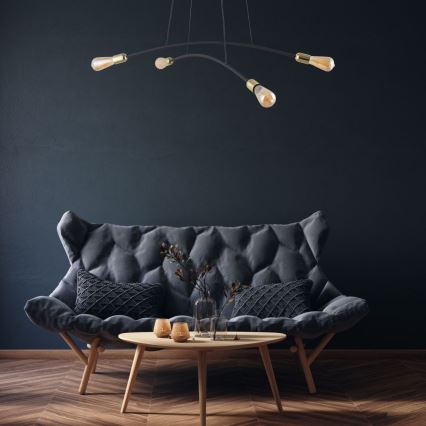 Lustra ar auklu HELIX 4xE27/15W/230V