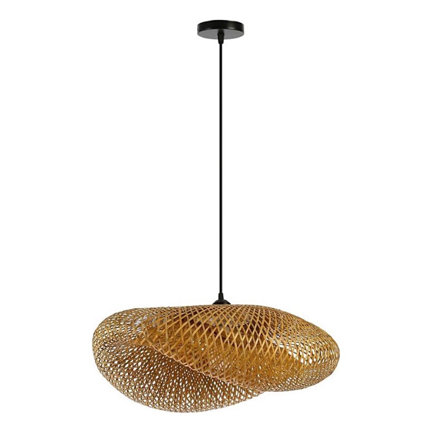 Lustra ar auklu HILO 1xE27/40W/230V d. 60 cm bambusa
