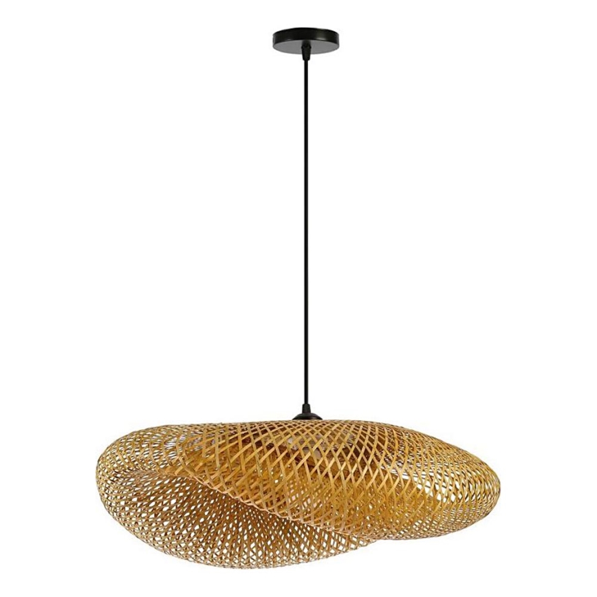 Lustra ar auklu HILO 1xE27/40W/230V d. 80 cm bambusa