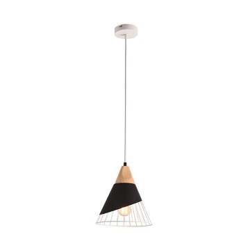 Lustra ar auklu IRIS 1x E27/40W/230V melns