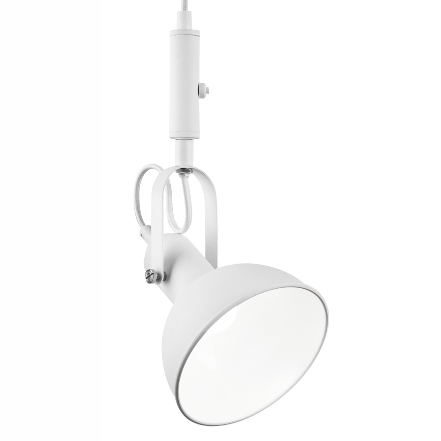 Lustra ar auklu IRMA 1xE14/28W/230V balta