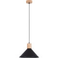Lustra ar auklu JAGA 1xE27/15W/230V d. 30 cm melna