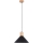 Lustra ar auklu JAGA 1xE27/15W/230V d. 30 cm melna