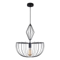 Lustra ar auklu JASMINA 1xE27/20W/230V d. 40 cm melna