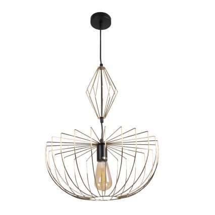 Lustra ar auklu JASMINA 1xE27/20W/230V d. 40 cm zelta