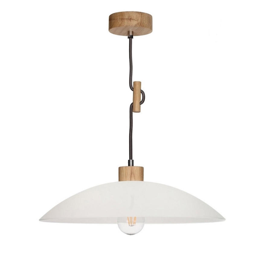 Lustra ar auklu JONA 1xE27/60W/230V ozols