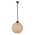 Lustra ar auklu JUTE 1xE27/60W/230V bēša