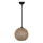 Lustra ar auklu JUTE 1xE27/60W/230V brūns