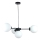 Lustra ar auklu KALIOPE 4xE14/50W/230V melna/balta